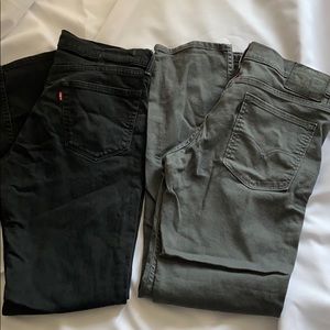 Two pairs of Levi’s jeans